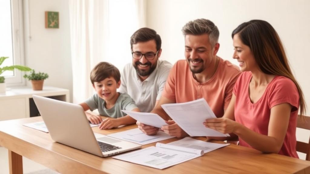 Pessoas planejando sua vida financeira